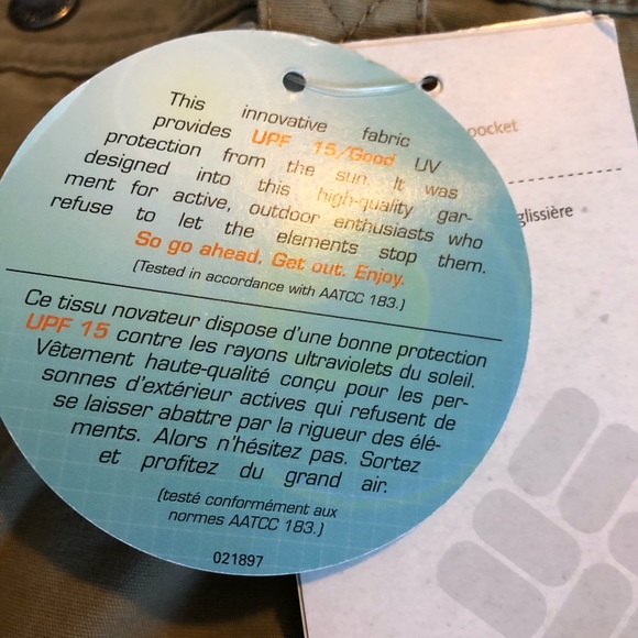 NWT Columbia men Fort Rock shorts UPF 15 Sz 34. - Picture 7 of 10